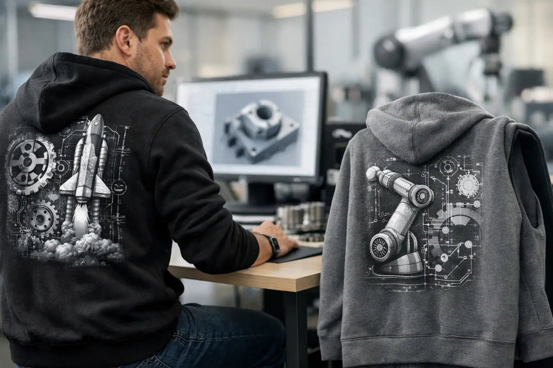 Durable Graphic Hoodies for Engineers