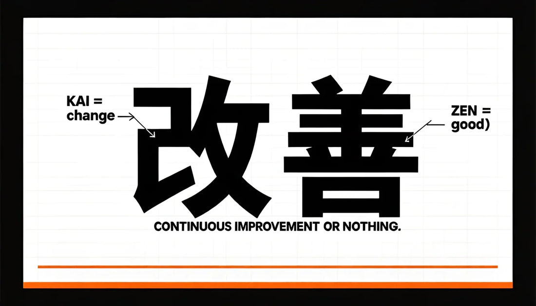 Keizen in Japanese: Kai= Change. Zen= Good