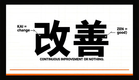 Keizen in Japanese: Kai= Change. Zen= Good