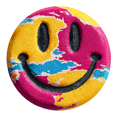 Retro Pink Smiley