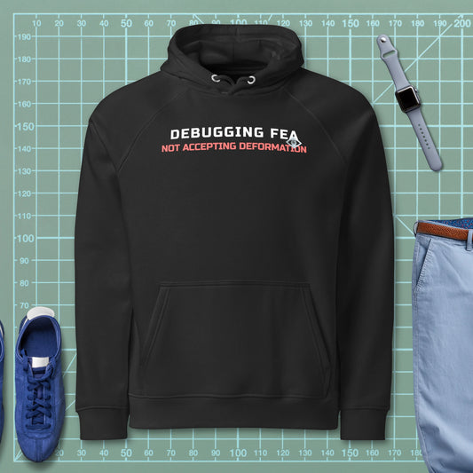 Debugging FEA | Mechanical Engineer Eco Raglan Hoodie