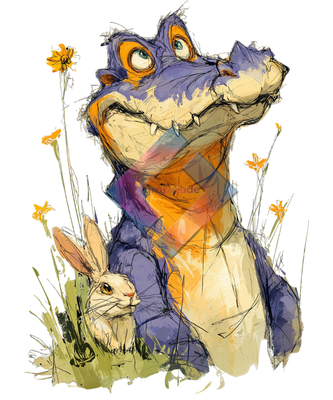Crocodile & Bunny