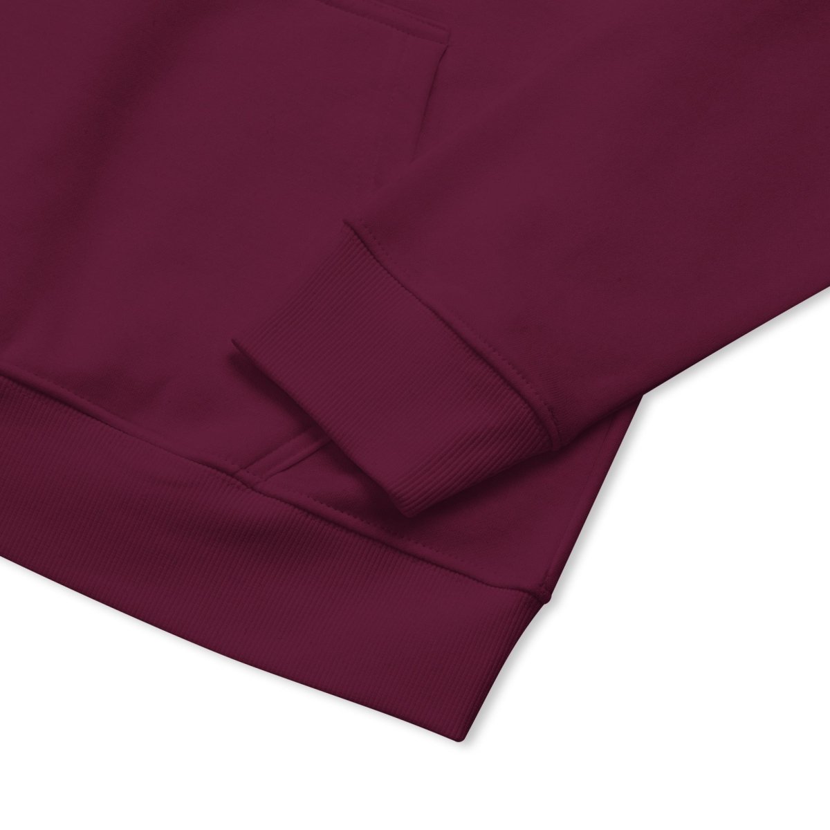 Sleeve close up of red hoodie for enginners and women in STEM.